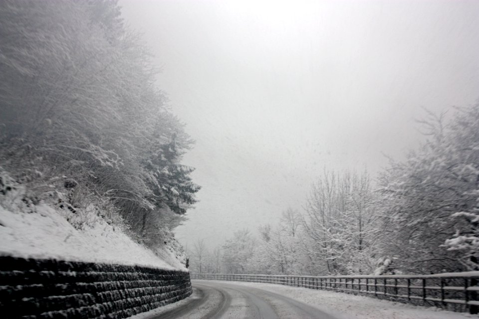 Photo Of Snowy Road