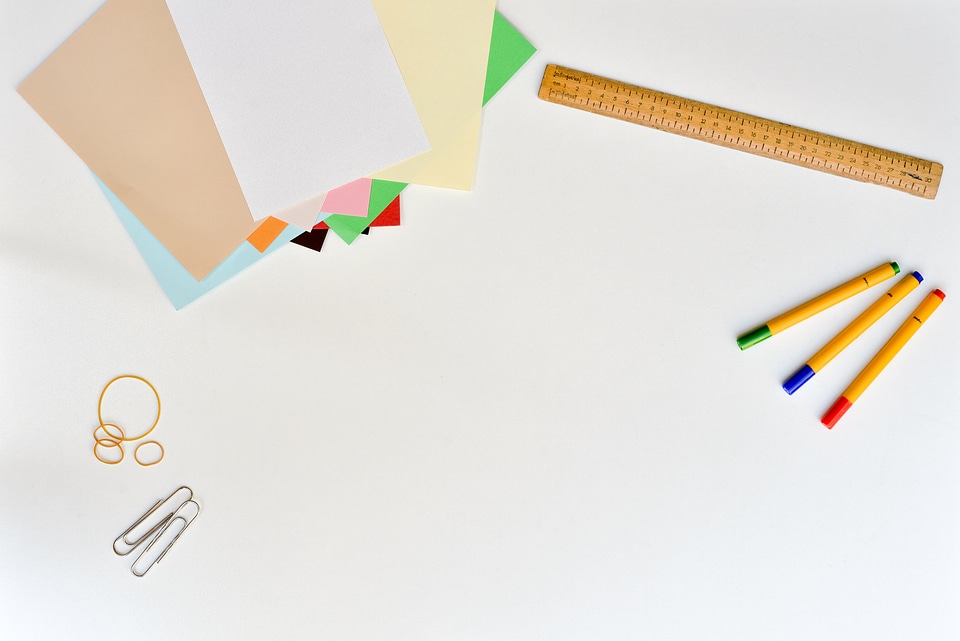 Organized office table