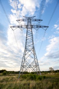 Low Angle Photo Of Gray Transmission Tower photo