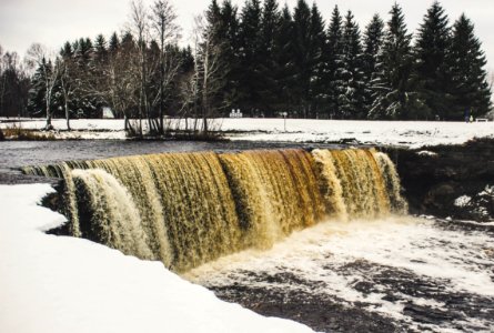 River With Snow photo