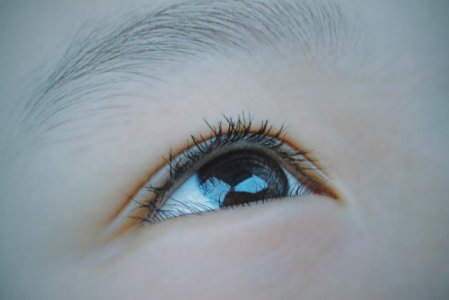 Macro Shot Of Human Eye photo