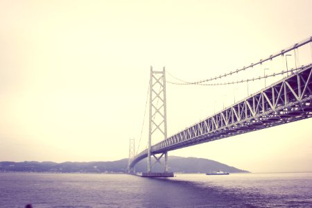 Monochrome Photography Of Bridge photo