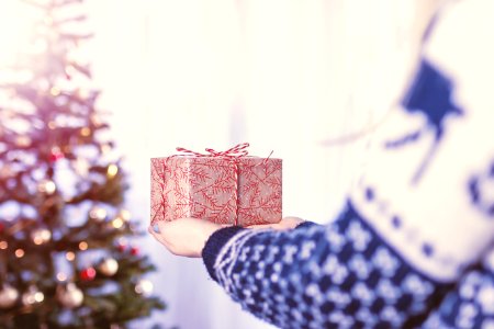 Red And Gray Gift