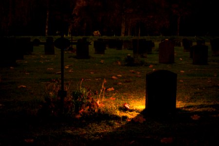 Silhouette Of Graves photo