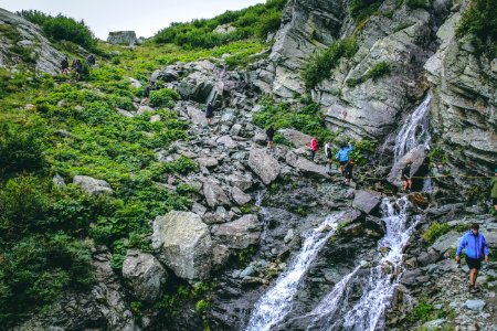 Group Of People Hiking