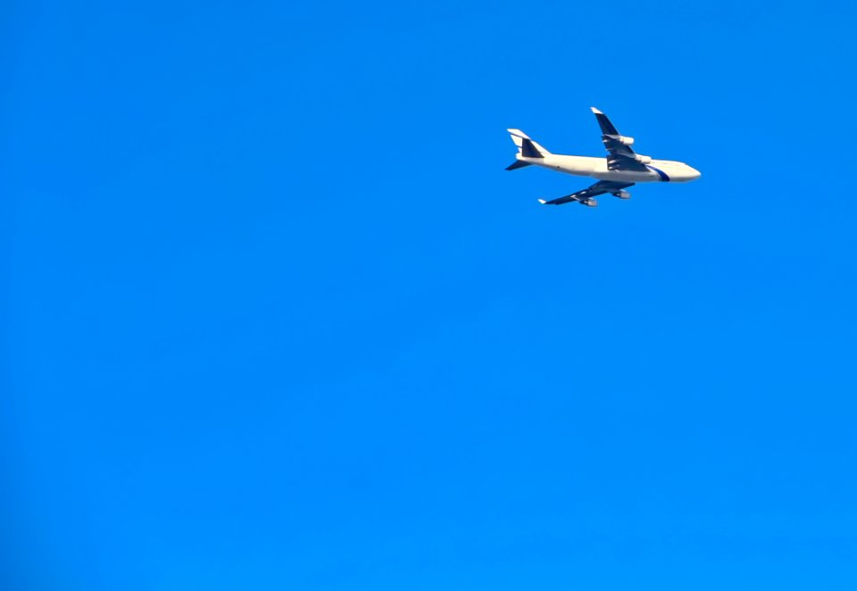 Timelapse Photography Of White Passenger Plane In Sky