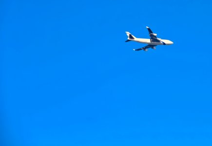 Timelapse Photography Of White Passenger Plane In Sky