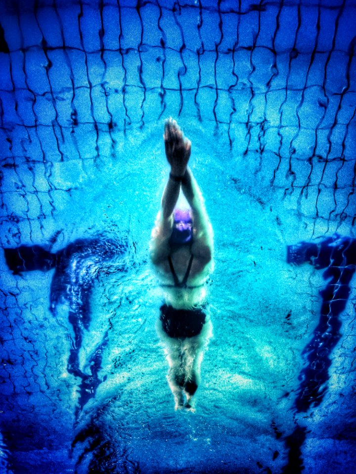 Underwater Photography Of Swimmer