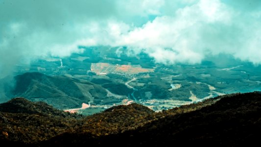 Aerial View Of The Mountains photo