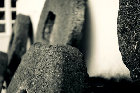 Black Concrete Slab