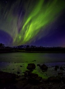 Aurora During Night photo
