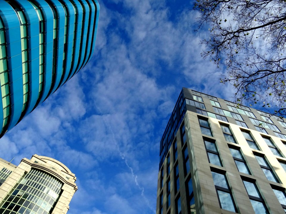Low Angle Shot Of The Buildings
