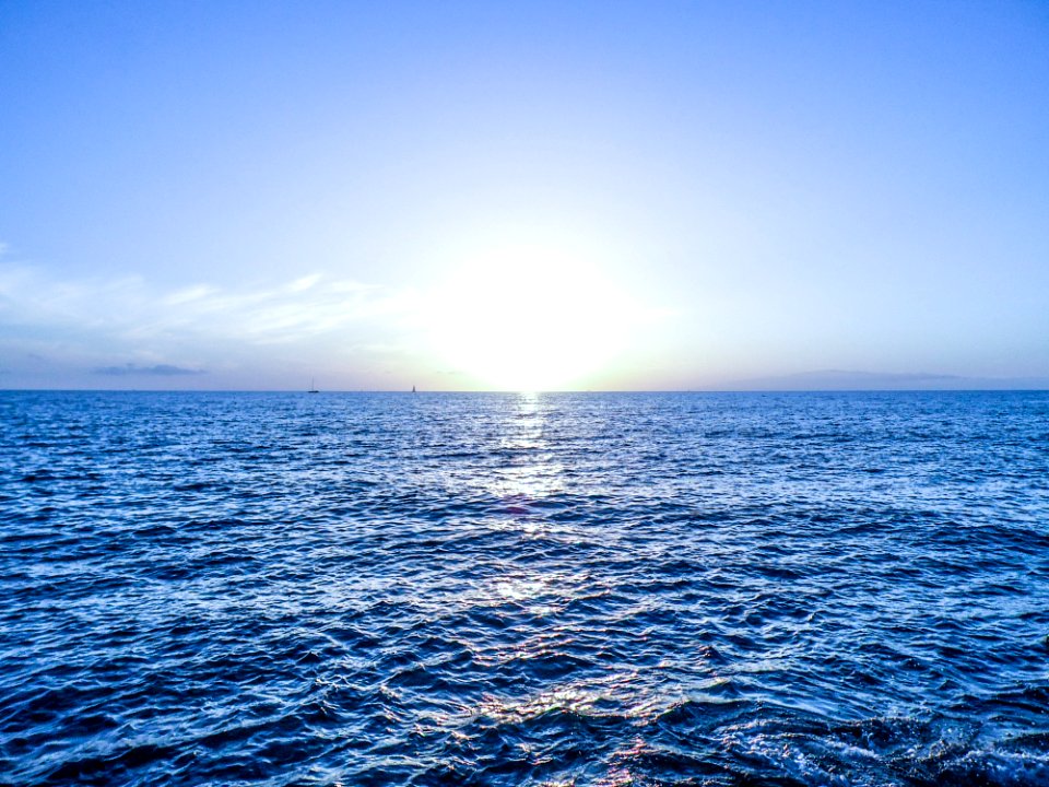 Sea And Sky Horizon Photo