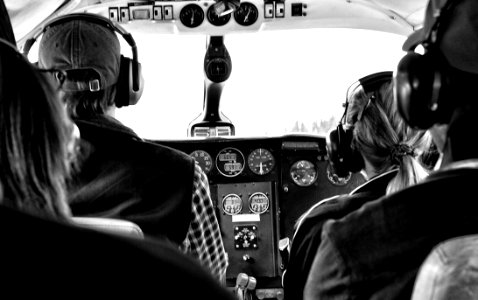 Four Person Riding Aircraft photo