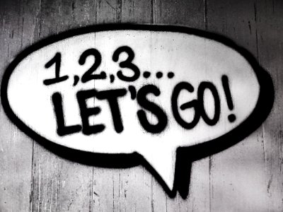 123 Lets Go Imaginary Text
