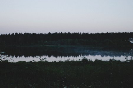 In Distance Body Of Water