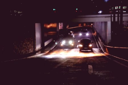 Photo Of Cars In Tunnel During Nightime