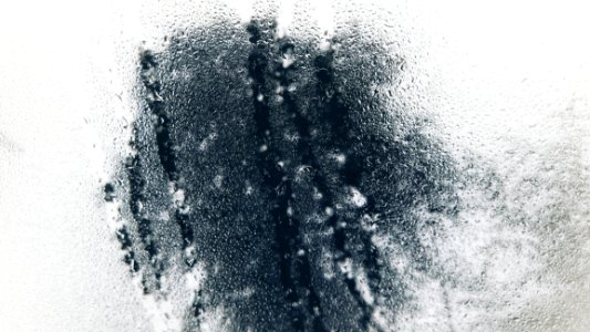 White And Black Stained Wall