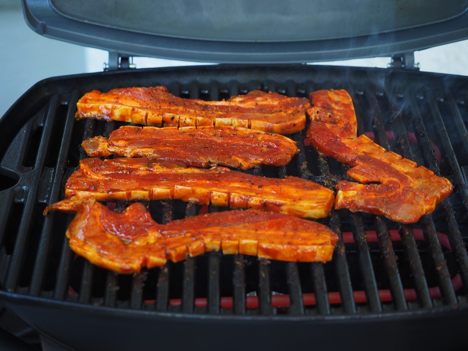 Grilled meats belly grilled steak