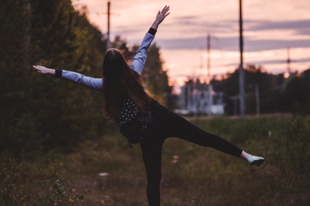 Photo Of Woman Near Trees