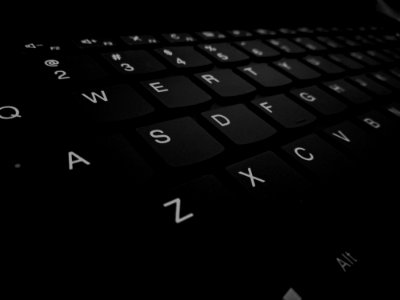 Closeup Photo Of Black Computer Keyboards Left Side Keys