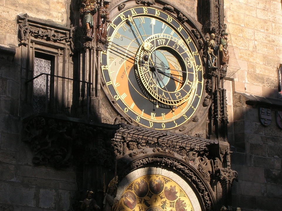 Antique clock old photo