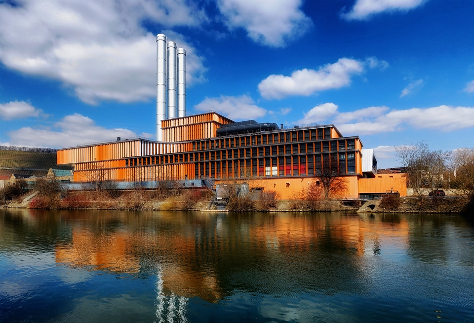 Industrial sky clouds