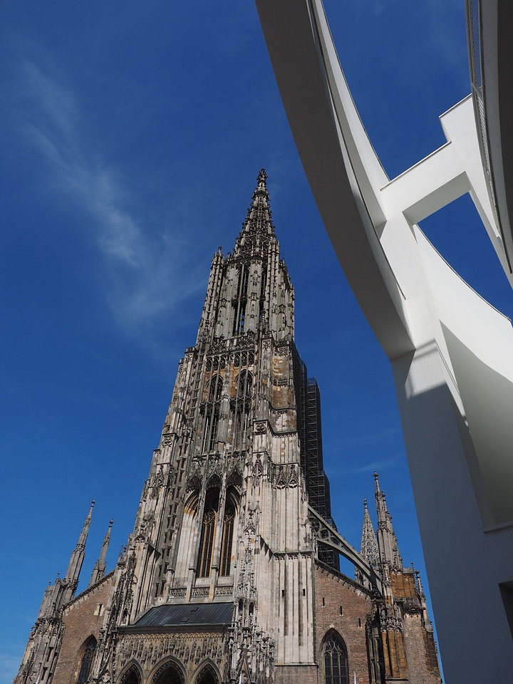 Church tower ulm photo