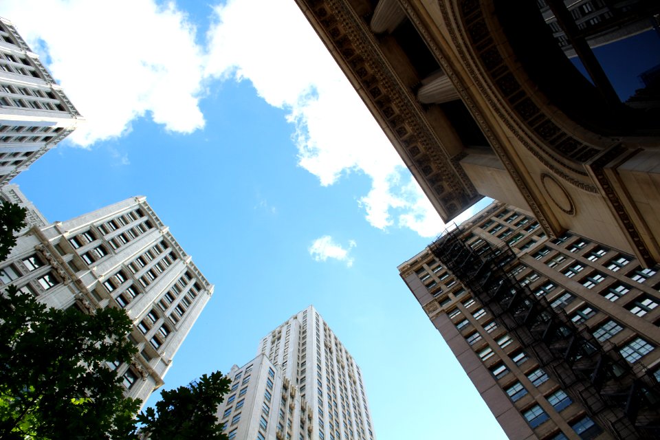 Low-angle View Of High-rise Buildings photo