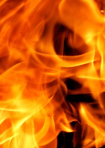 Abstract Blaze Burn