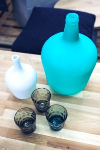 Bottle amp Glasses