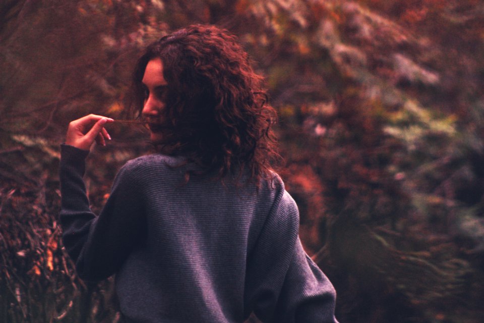 Girl Outdoors Person