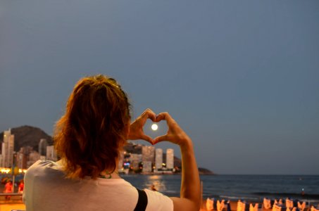 Beach Benidorm Heart