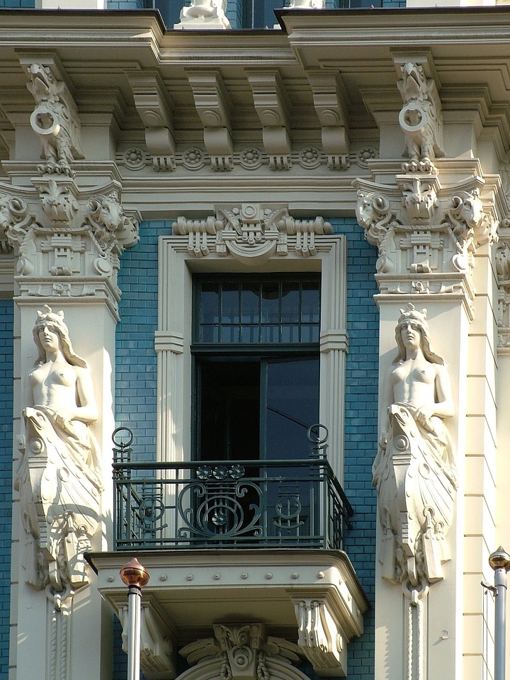 Riga art nouveau building