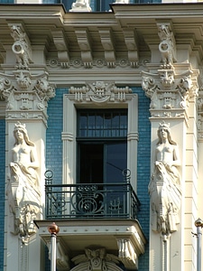 Riga art nouveau building