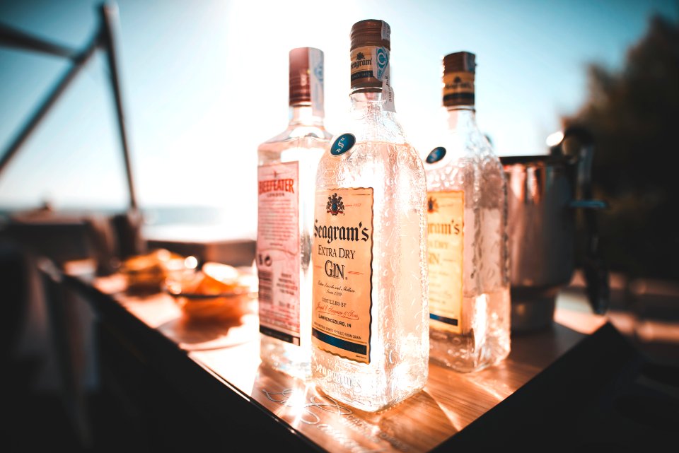 Alcohol Bottles Bar