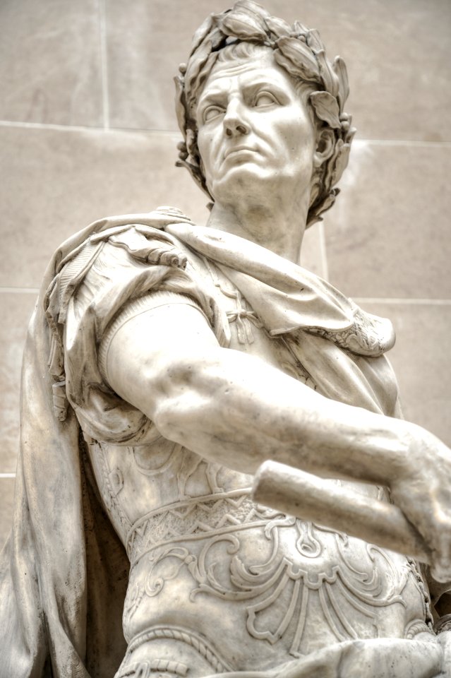 Julius Caesar Marble Statue