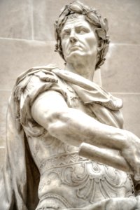Julius Caesar Marble Statue photo