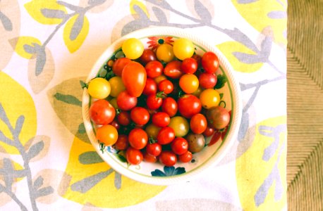 Bowl Cherry Tomatoes photo