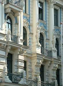Riga art nouveau building