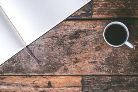 Black Coffee Cup