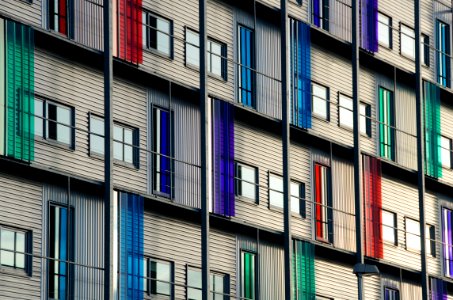 Low Angle Shot Of Apartment Building photo