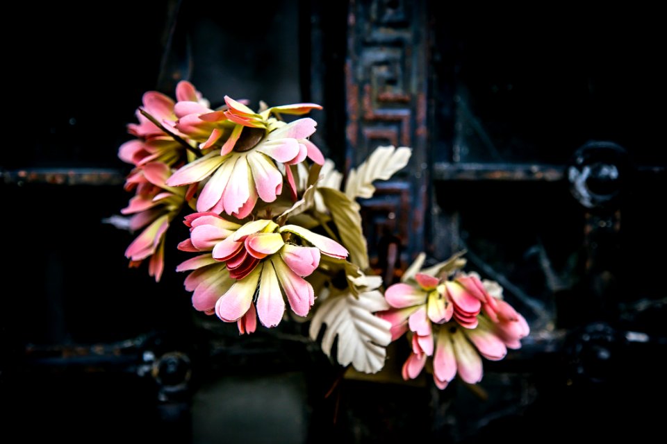 Artificial Flowers Blur
