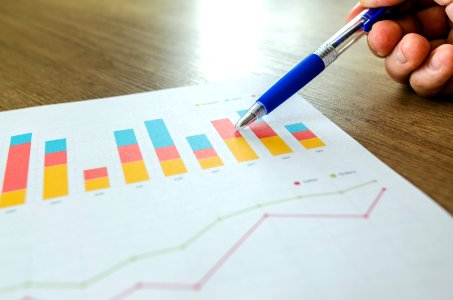 Analytics Blur Close-up