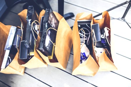 Brown Shopping Bags photo