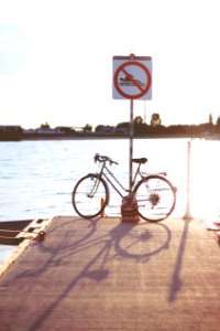 Sunset amp Bicycle