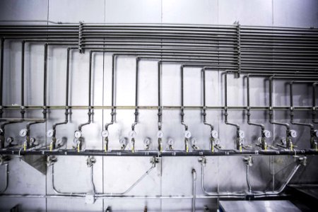 Gray Steel Tubes