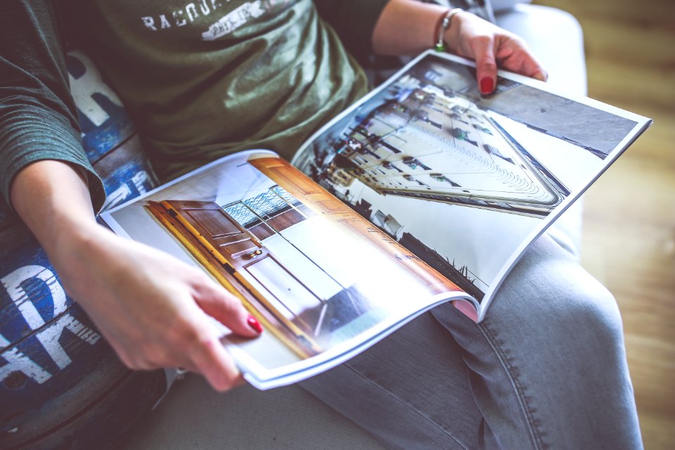 Magazine In The Hands photo