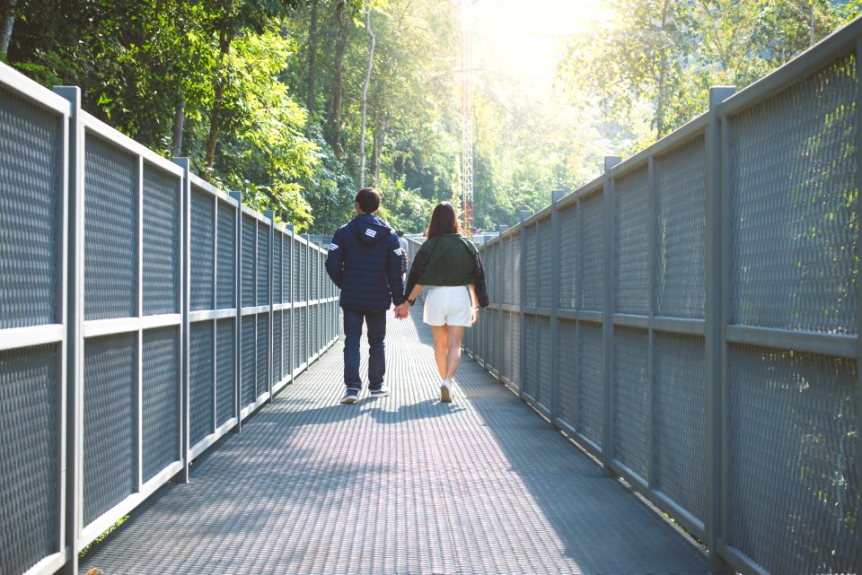 Adults Bridge Countryside