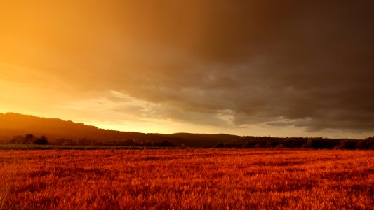 Agriculture Clouds Countryside